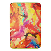 Abstract kunstpatroon badmat (Voorkant Verticaal)