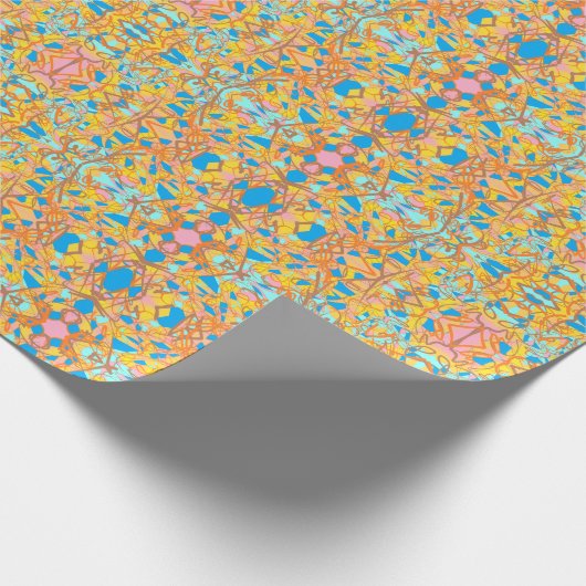 Abstract kunstpatroon in Perzisch of Midden-Oosten Cadeaupapier (Hoek)