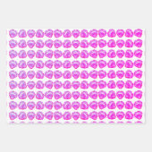 Abstract kunstpatroon met zijkant inpakpapier vel (Voorkant 3)