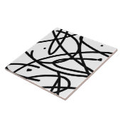 Abstract kunstpatroon minimaliseren tegeltje (Zijkant)