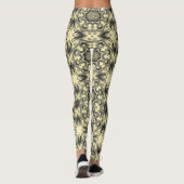 Abstract kunstpatroon naadloos leggings (Achterkant)