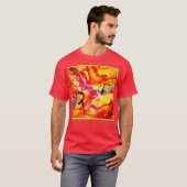 Abstract kunstpatroon t-shirt (Voorkant volledig)