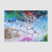 Abstract kunstpatroon tissuepapier (Voorkant)