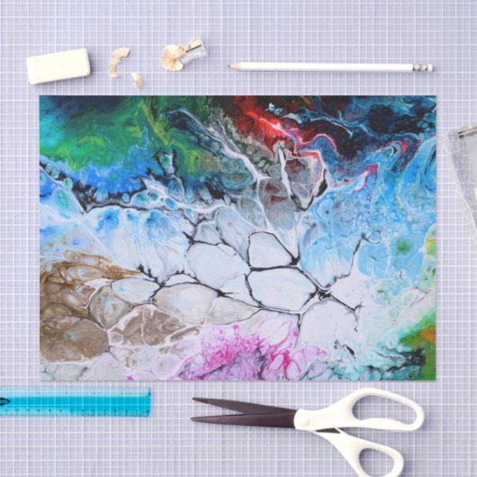 Abstract kunstpatroon tissuepapier (Craft)