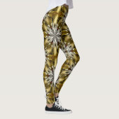 Abstract kunstpatroon voor sterren en vormen leggings (Rechts)