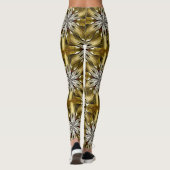 Abstract kunstpatroon voor sterren en vormen leggings (Achterkant)