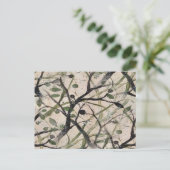 Abstract kunstpatroon zonder naadloze Olijf Briefkaart (Staand voorkant)