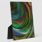 Abstract kunstplak voor kleurenharmonie fotoplaat (Zijkant)