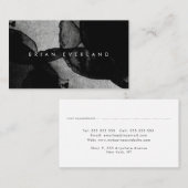 Abstract kunstprofiel Kunstmatige Waterverf Contac Afsprakenkaartje (Voorkant / Achterkant)