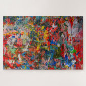 abstract kunstpuzzel legpuzzel (Horizontaal)