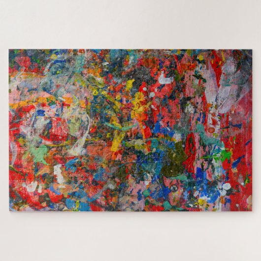 abstract kunstpuzzel legpuzzel (Horizontaal)