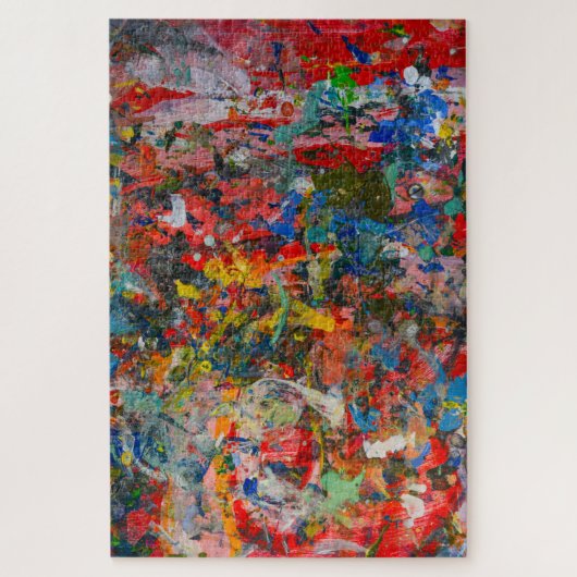 abstract kunstpuzzel legpuzzel (Verticaal)