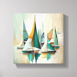 Abstract kunstschild canvas afdruk
