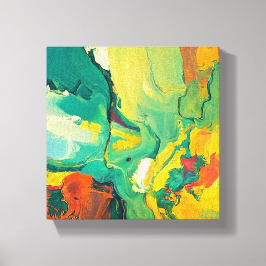Abstract kunstschild canvas afdruk (Voorkant)