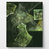 Abstract kunstschild met verdraaid evenwicht fotoplaat (Voorkant)