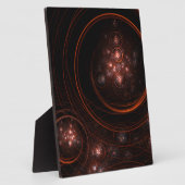 Abstract kunstschild voor licht fotoplaat (Zijkant)