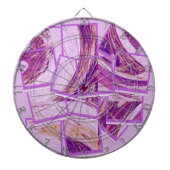Abstract kunstschilderij 2 dartbord (Voorkant)