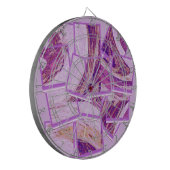 Abstract kunstschilderij 2 dartbord (Voorkant Links)