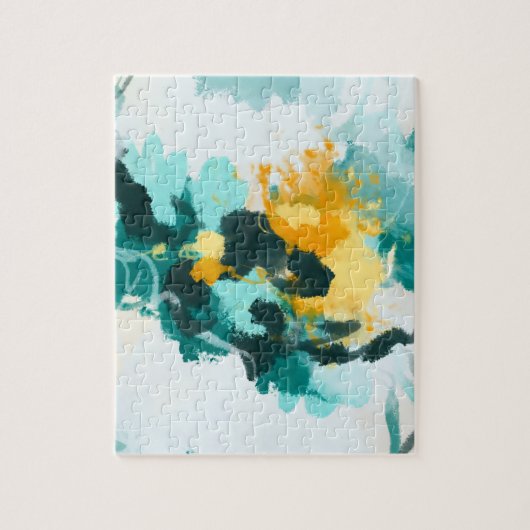 Abstract kunstschilderij legpuzzel (Verticaal)
