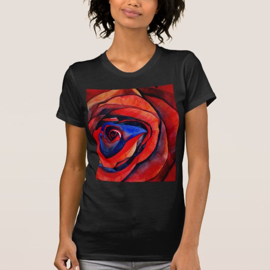 Abstract kunstschilderij van Macrorode rororororor T-shirt (Voorkant)