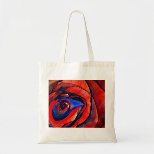 Abstract kunstschilderij van Macrorode rororororor Tote Bag (Voorkant)