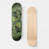 Abstract kunstskateboard met twist skateboard (Voorkant)