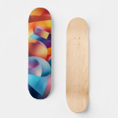 Abstract kunstskateboard persoonlijk skateboard (Voorkant)