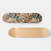 Abstract kunstskateboard persoonlijk skateboard (Horizontaal)
