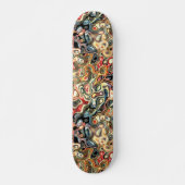 Abstract kunstskateboard persoonlijk skateboard (Voorkant)