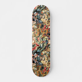 Abstract kunstskateboard persoonlijk skateboard