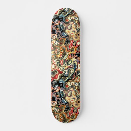 Abstract kunstskateboard persoonlijk skateboard (Voorkant)
