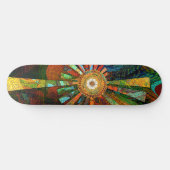 Abstract kunstskateboard persoonlijk skateboard (Horizontaal)