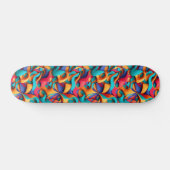 Abstract kunstskateboard persoonlijk skateboard (Horizontaal)
