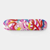Abstract kunstskateboard skateboard (Horizontaal)