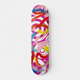 Abstract kunstskateboard skateboard