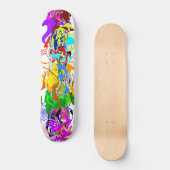 Abstract kunstskateboard skateboard (Voorkant)