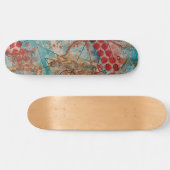 Abstract kunstskateboard skateboard (Horizontaal)