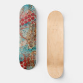 Abstract kunstskateboard skateboard (Voorkant)