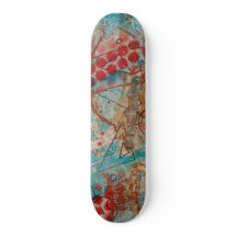 Abstract kunstskateboard