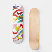 Abstract kunstskateboard skateboard (Voorkant)