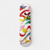 Abstract kunstskateboard skateboard (Voorkant)