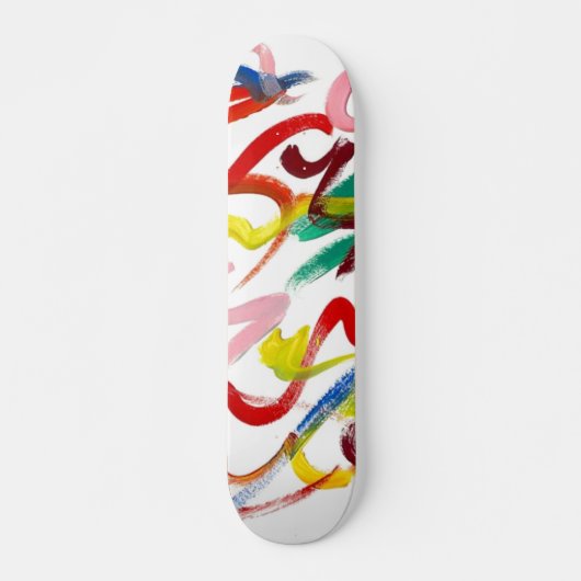 Abstract kunstskateboard skateboard (Voorkant)