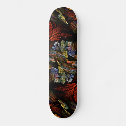 Abstract kunstskateboard voor kleurenharmonie skateboard (Voorkant)