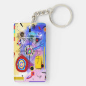 Abstract KunstSleutelhanger geïnspireerd door Kand Sleutelhanger (achterkant)