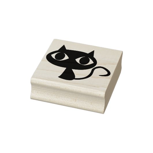 Abstract kunststempel voor katten rubberstempel (Stempel)