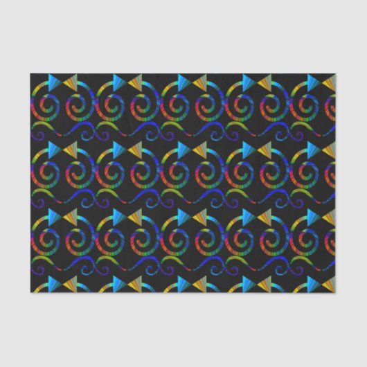 Abstract kunststofpapier tissuepapier (Voorkant)