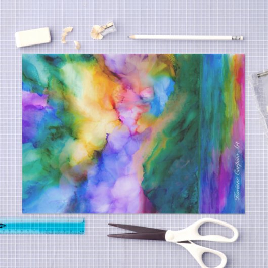 Abstract kunststofpapier tissuepapier (Craft)