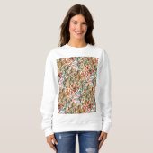 Abstract kunstsweatshirt trui (Voorkant volledig)
