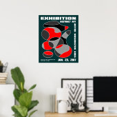 Abstract Kunsttentoonstelling Poster #1 (Thuiskantoor)