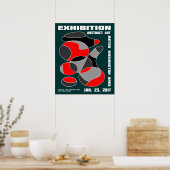 Abstract Kunsttentoonstelling Poster #1 (Keuken)